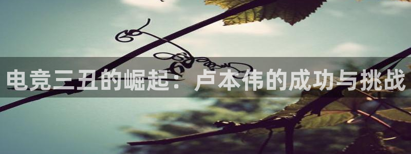 乐鱼电竞英雄联盟app官方：电竞三丑的崛起：卢本伟的成功与挑战