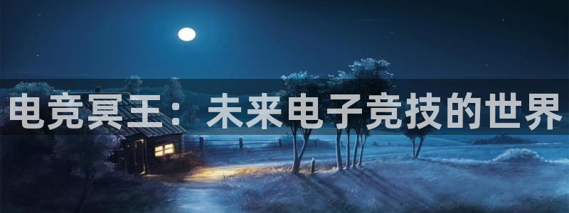 乐鱼电竞app：电竞冥王：未来电子竞技的世界