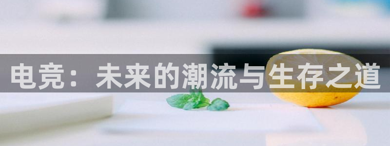 乐鱼电竞英雄联盟app官方：电竞：未来的潮流与生存之道