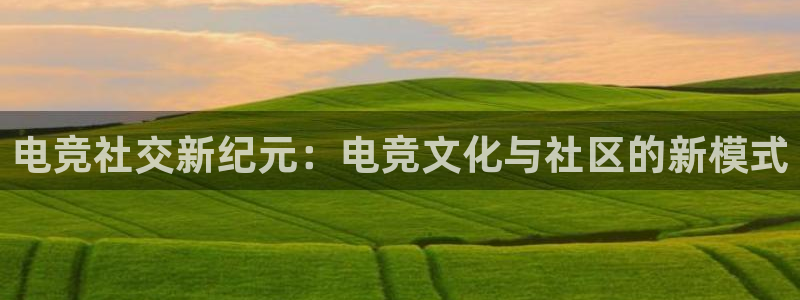 乐鱼电竞平台：电竞社交新纪元：电竞文化与社区的新模式